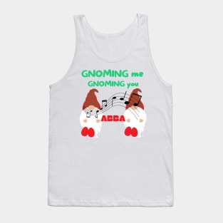 fun Christmas gnome tshirt Tank Top